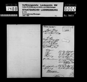 Verkauf des Hirtenhauses nebst Zubehörden durch die Teilgemeinde Raboldshausen, Gde. Billingsbach