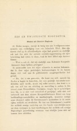 Zes en twintigste hoofdstuk