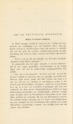 Zes en twintigste hoofdstuk