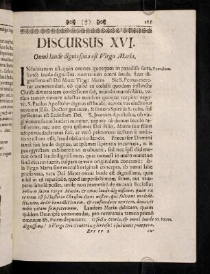 115-122, Discursus XVI