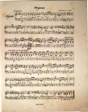 Drey lateinische Messen : für Sopran, Alto, Baß oblig. (Tenor ad lib.) u. Orgel, 2. in d-Moll : op. 15