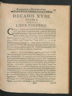 Decadis XVIII.