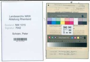 Entnazifizierung Peter Schoen , geb. 27.03.1890 (Haendler)