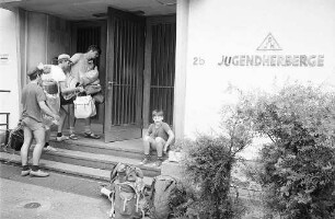 Aufenthalt in der Karlsruher Jugendherberge am Engländerplatz.