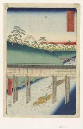 Toto Ochanomizu, aus: "36 Ansichten des Berges Fuji"
