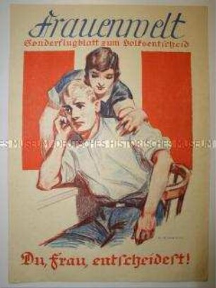 Sonderdruck der Zeitschrift "Frauenwelt" zum Volksentscheid für die Fürstenenteignung