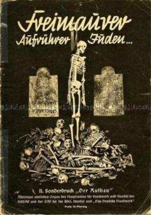 Antisemitische Propagandaschrift über das Zusammenwirken von Juden und Freimaurern