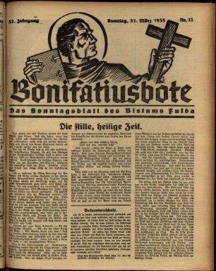 Ausgabe vom Sonntag, den 31. März 1935.