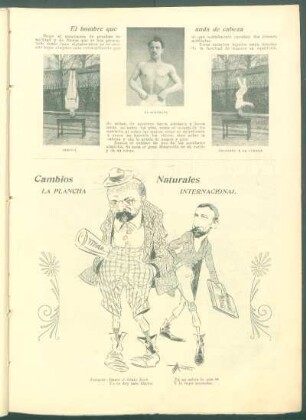 El hombre que anda de cabeza