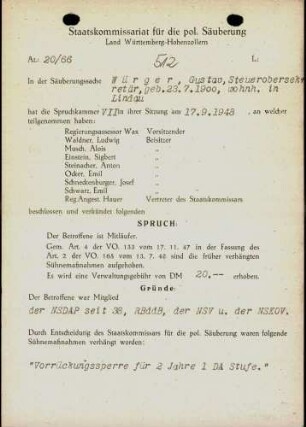 Würger, Gustav