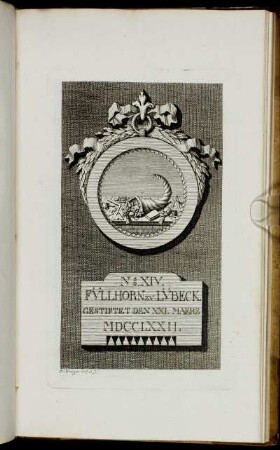 No. XIV. Füllhorn zu Lübeck. - No. XV. Pegase Franz. Loge zu Berlin.