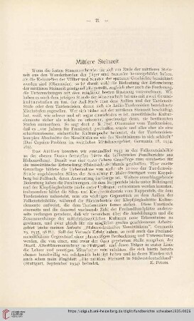 Mittlere Steinzeit