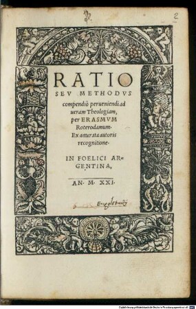 Ratio seu methodus compendio perveniendi ad veram theologiam