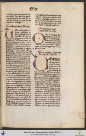 Prologus in librum Osee prophetᶒ