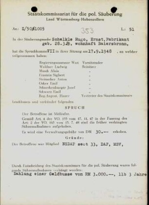 Schelkle, Hugo Ernst