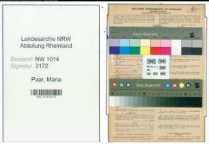 Entnazifizierung Maria Paar , geb. 25.04.1888 (Wirtin)