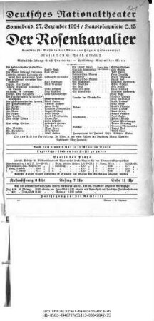 Der Rosenkavalier