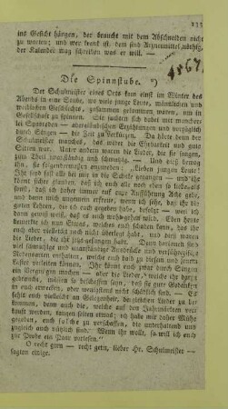 Die Spinnstube