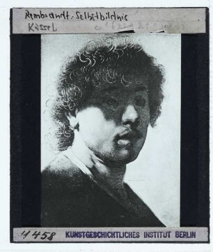 Rembrandt, Selbstbildnis im jungen Alter mit verschatteten Augen (Kassel GAM 229)