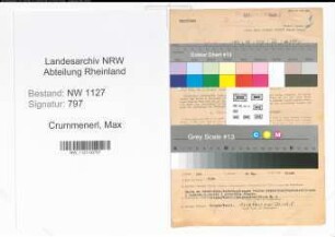 Entnazifizierung Max Crummenerl , geb. 19.06.1899 (Postschaffner)