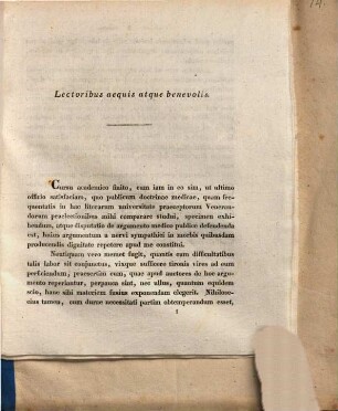 De nervi sympathici dignitate in nonnullis morbis producendis : dissertatio inauguralis medica