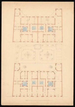 Unbekanntes Schloss: 2 Grundrisse