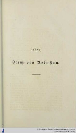 CLXVI. Hainz von Rotenstein - CLXX. Trink Spruch.