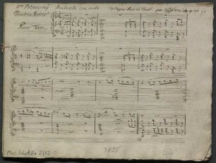 Marie, fl (vl), pf, op. 210, HenK 210, C-Dur, Excerpts, Arr - BSB Mus.Schott.Ha 2682-2 : [heading, left, p. 1] 15|m|e Potpourrÿ