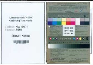 Entnazifizierung Konrad Stoever , geb. 17.01.1906 (Baecker)
