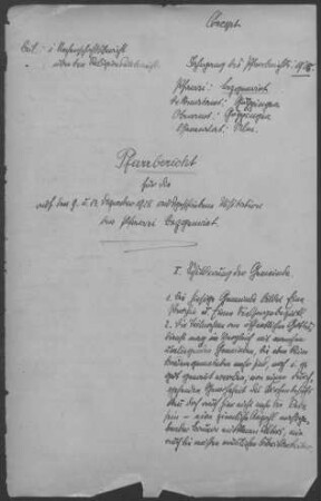 Bezgenriet: Pfarrbericht 1928