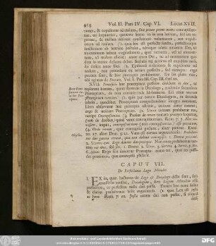 Caput VII. De Perfectione Legis Moralis.