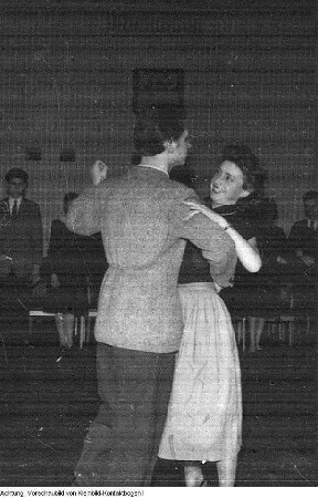 Dresden, Tanzstunde im Jugendklubhaus "Rudi Arndt", 1956