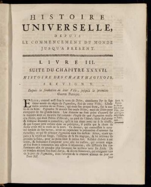 Suite du Chapitre XXXVII. Histoire des Charthaginois.