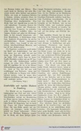 2: Symbolische und typische Malerei in Bamberg