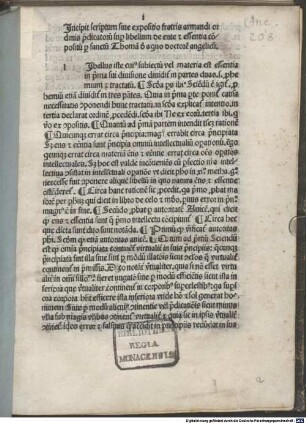 Super librum De ente et essentia Thomae Aquinatis commentum