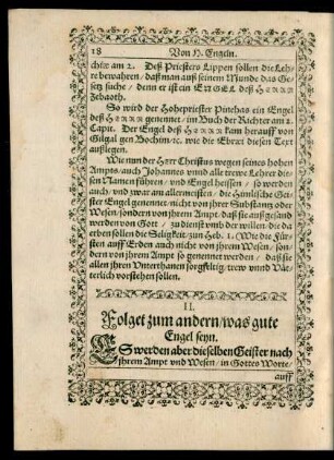 II. Folget zum andern/ was gute Engel seyn.