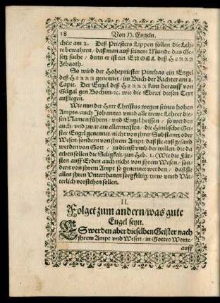 II. Folget zum andern/ was gute Engel seyn.