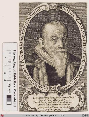 Bildnis Michael Fende (lat. Fendius)