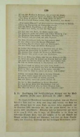 14. Fortsetzung des dreißigjährigen Krieges und der Westphälische Friede unter Ferdinand III. (1637 - 1657)
