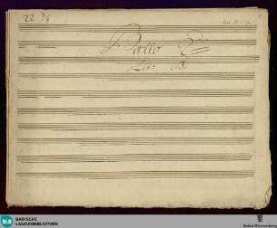 Ballets - Don Mus.Ms. 157 : orch