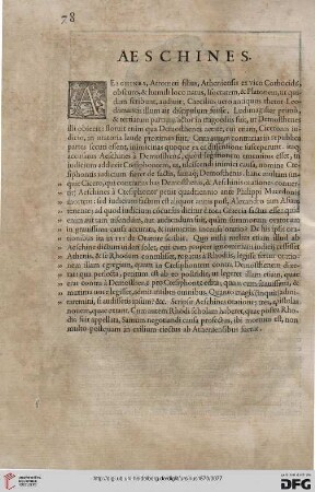 Aeschines