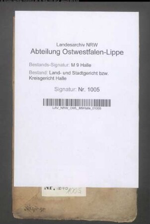 Nachlass des Heinrich Adolf Kolhörster zu Schwitten (Erblegitimation)