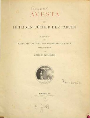 Avesta : die heiligen Bücher der Parsen, Prolegomena