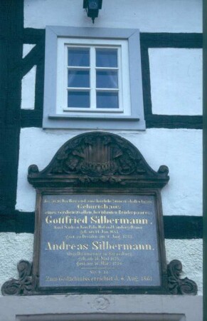 Frauenstein-Kleinbobritzsch. Geburtshaus der Orgelbauer Silbermann