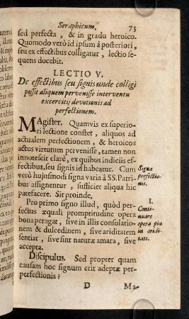 73-78, Lectio V