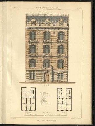 Blatt 37: Eingebautes Wohnhaus