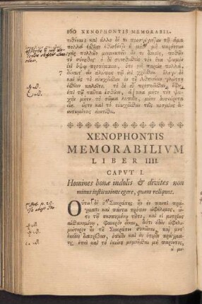 Xenophontis Memorabilium Liber IIII.