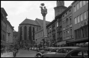 Villach: Hauptstraße mit St. Jakobskirche