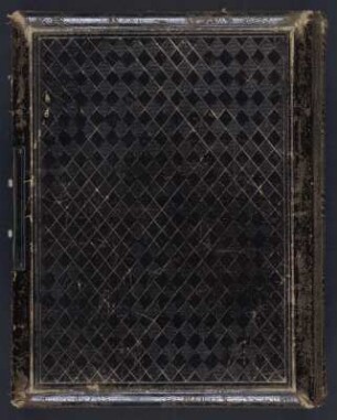 Familienalbum : Familienalbum. Ledereinband mit Goldprägung und Metallschließe, Goldschnitt; 27 x 22 x 5 cm (ab um 1890). Dresden: SLUB/DF 2018.C.53