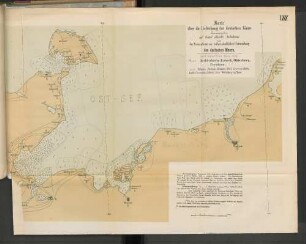 VIII. Karte über die Befischung der deutschen Küste, Staat: Mecklenburg, Lübeck, Oldenburg, Preussen